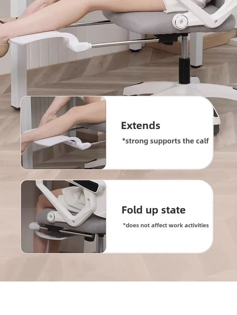 Ergonomic Computer Chair Home Office Chair with Reclining Seat, Comfortable Gaming Chair, Adjustable Desk Chair for Students & Workspaces
