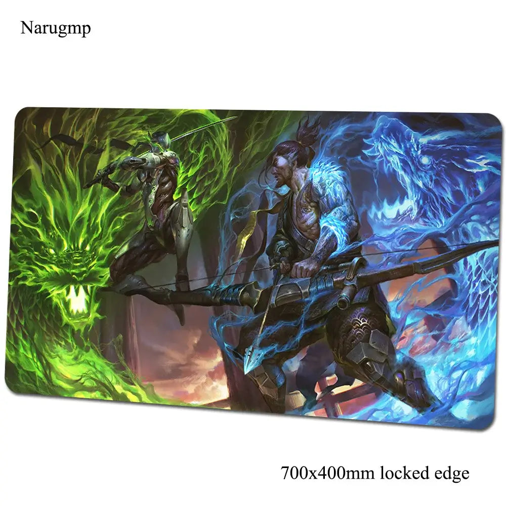 Overwatch-Mauspad 700x400x3mm, Gaming-Mauspad im Anime-Stil, personalisierte Schreibtischunterlage fürs Büro, Notebook-Desk-Mat, Geschenk für Jungen, Padmouse für PC-Gamer