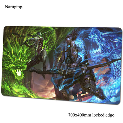 Overwatch-Mauspad 700x400x3mm, Gaming-Mauspad im Anime-Stil, personalisierte Schreibtischunterlage fürs Büro, Notebook-Desk-Mat, Geschenk für Jungen, Padmouse für PC-Gamer