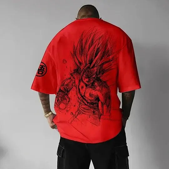 Dragon Ball Z Themed T-Shirt - Pure Cotton, Breathable & Elastic | Comfortable & Stylish | Great for Anime Fans