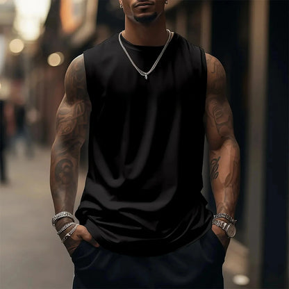 Dragon Ball Z Super Blue Vegeta American Retro Fitness Vest Y2K Harajuku Style Spring and Summer New Men's T-Shirt Daily Wear