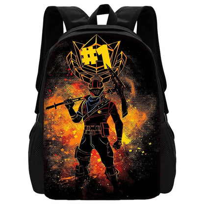 Hot Game Fortnite Kids Backpacks Boys and Girls Student Birthday Gift Child School Bags Unisex Camping Durable Rucksack