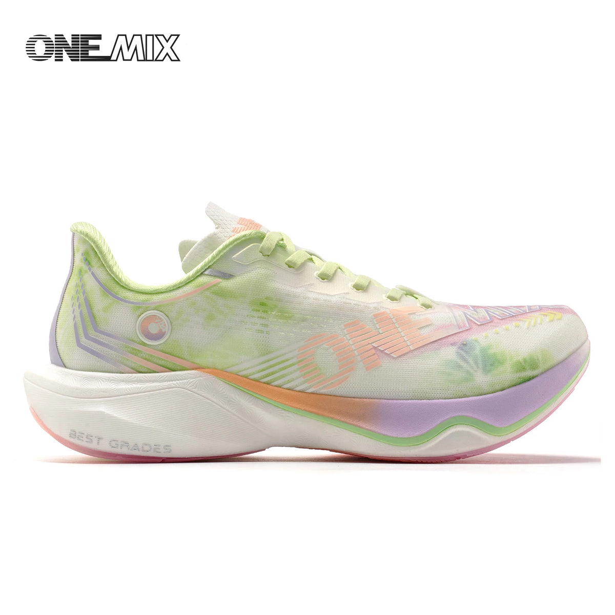 ONEMIX Nowe buty do biegania maratońskiego z podeszwą z nylonu i włókna węglowego – amortyzujące, profesjonalne, zapewniające stabilne wsparcie, ultralekkie, z doskonałym odbiciem