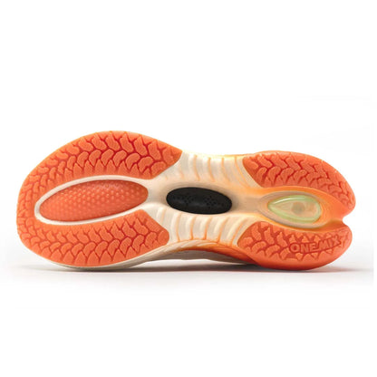 ONEMIX Nieuwe stijl herenhardloopschoenen voor herfst en winter, voor buiten, met demping, ademend, lichtgewicht en elastische sportschoenen