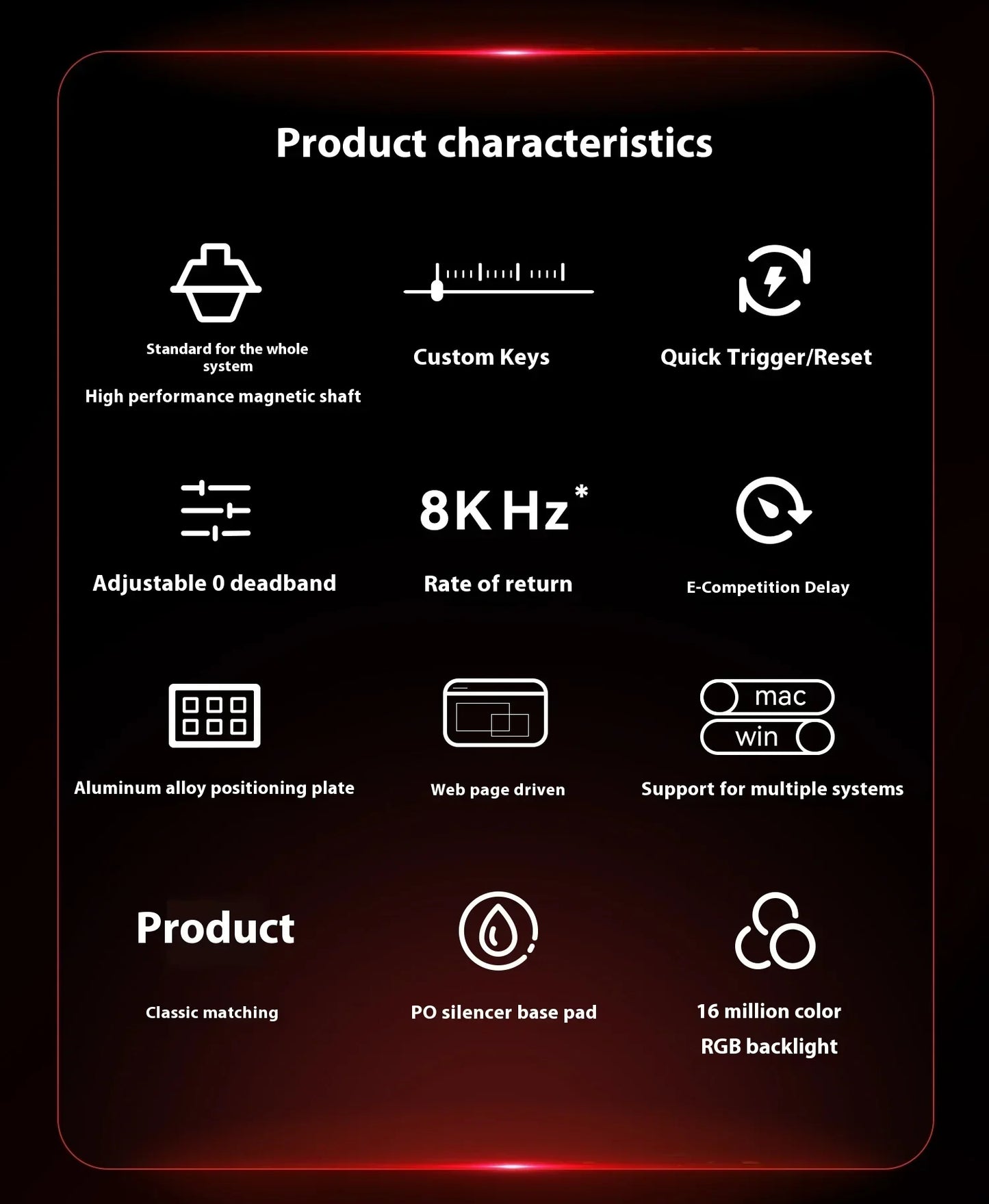 Madlions Mad 60He Magnetic Switch Mechanical Keyboard MAD68 Wired Keyboard Mad60he Custom MAD68he Esports Gamer Keyboard Gifts
