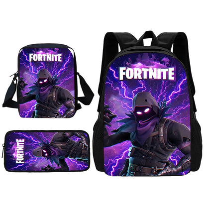 Popular Game FortniteS Child School Backpack With Shoulder Bag Pencil Bags School Bags for Boys Girls Best Gift