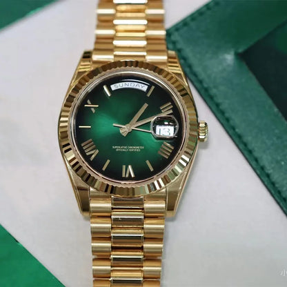 Top Grade Vintage Style 2026 VIP Luxury Watch Old Brand Week Series Fully Automatic Mechanical Multifunctional Waterproof Anti