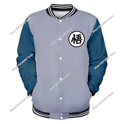 Dragon Ball Goku Kid Men Zipper Hoodie Cartoon Japan Style Anime Women Sweatshirt 2025 New Fashion Children Jackets Coat, produit gaming premium Fraquane