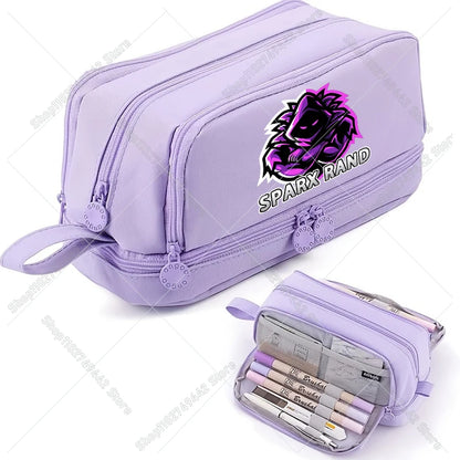 Game Anime Fortnites Student Pencil Case Cute Boy Girl Pencil Bag High-capacity Pencil Case Nylon Pen Case School Kids Stationery