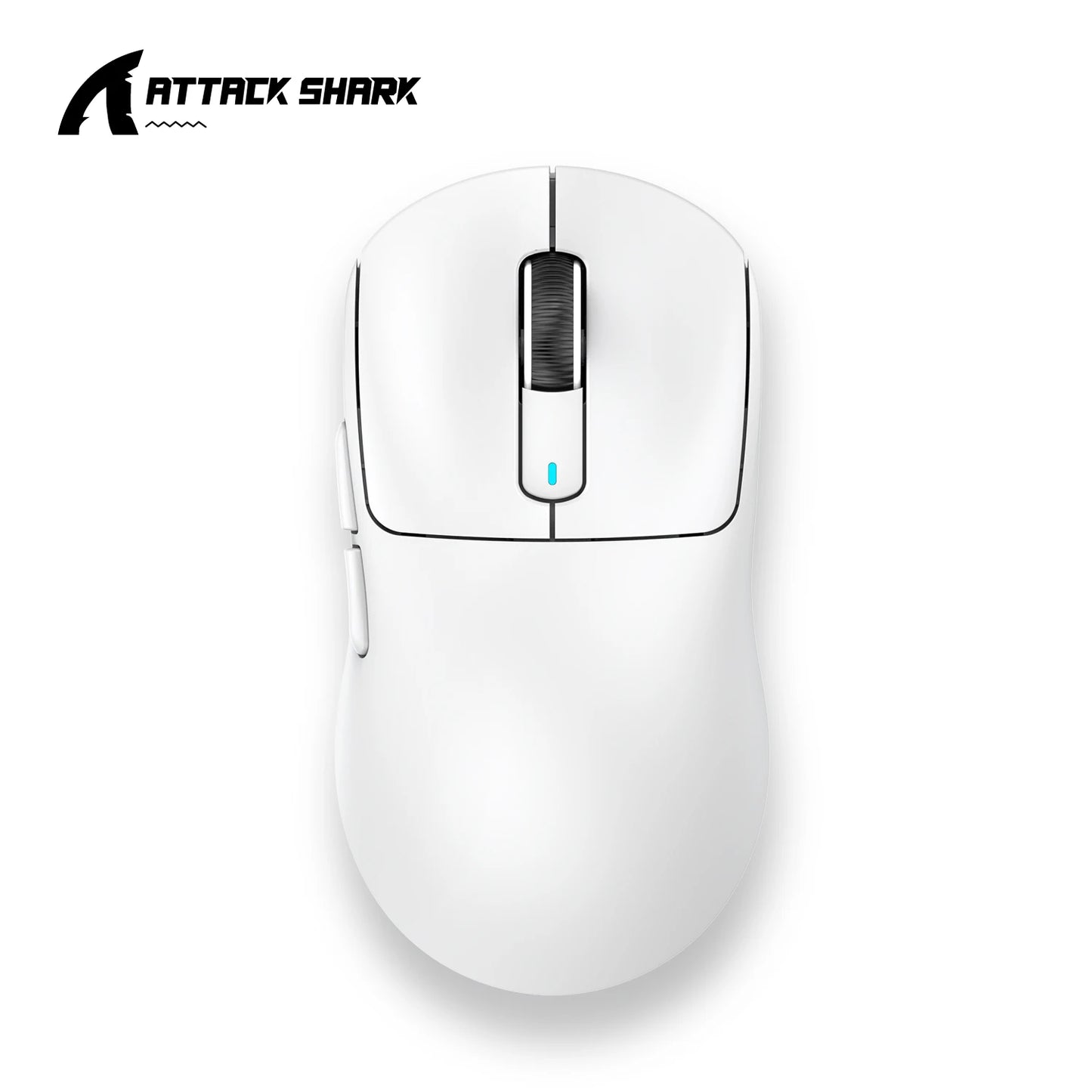 ATTACK SHARK X3 Rato de três modos 1K Hz, X3Pro Rato sem fios Bluetooth 4K Hz leve, PAW3395, velocidade de movimento 650IPS