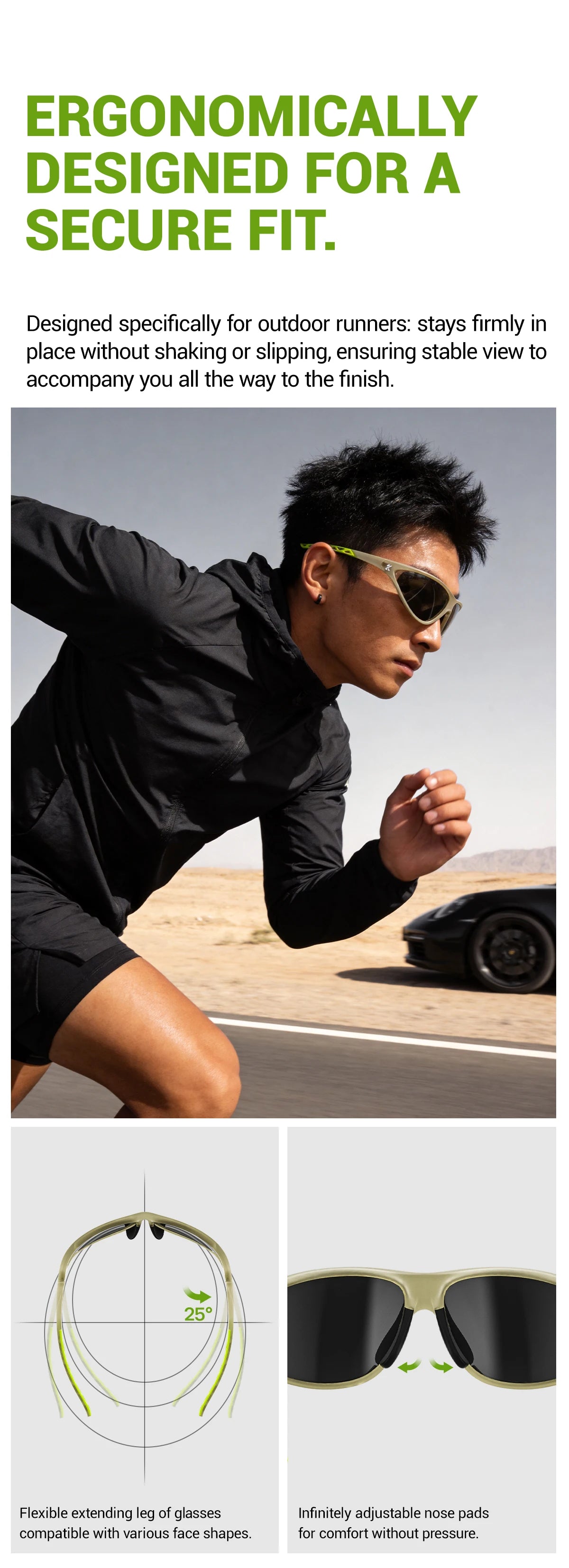 Kapvoe Hiking Sunglasses Camping Fashion Sunglasses for Men Photochromic Cycling Glasses MTB Bike Goggles Fishing Eyewear Sports