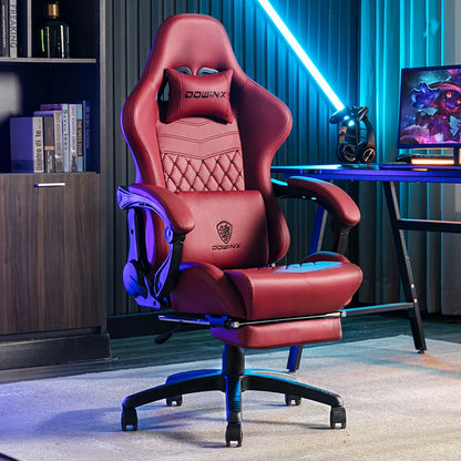 Ergonomic High Back Office Chair with Lumbar Support, Adjustable Reclining Swivel Computer Desk Chair for Home Office, Study & Bedroom