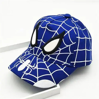 Boys' Spider-Man skin-friendly, breathable, sweat-absorbing baseball cap, mesh cap, cap with visor, sun hat