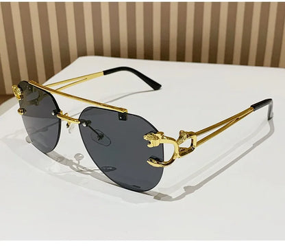 Rimless Women Sunglasses Luxury Designer Vintage Uv400 Men Sun Glasses Lunette Shades De Soleil Femme Gafas De Sol Mujer Lentes