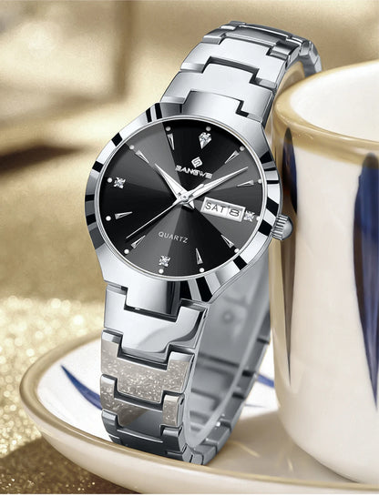 BANGWEI 2026 NEW Women's Watch Fashion Waterproof Luminous Elegant Weekly Calendar Exquisite women's quartz wrist watch reloj