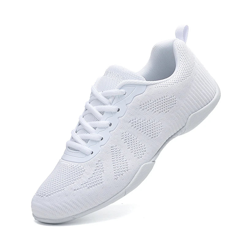 Marwoo Girls White Cheer Dance Sneakers Kids Lightweight Cheerleading Training Walking Tennis Women’s Fashion Sports Shoes 2316