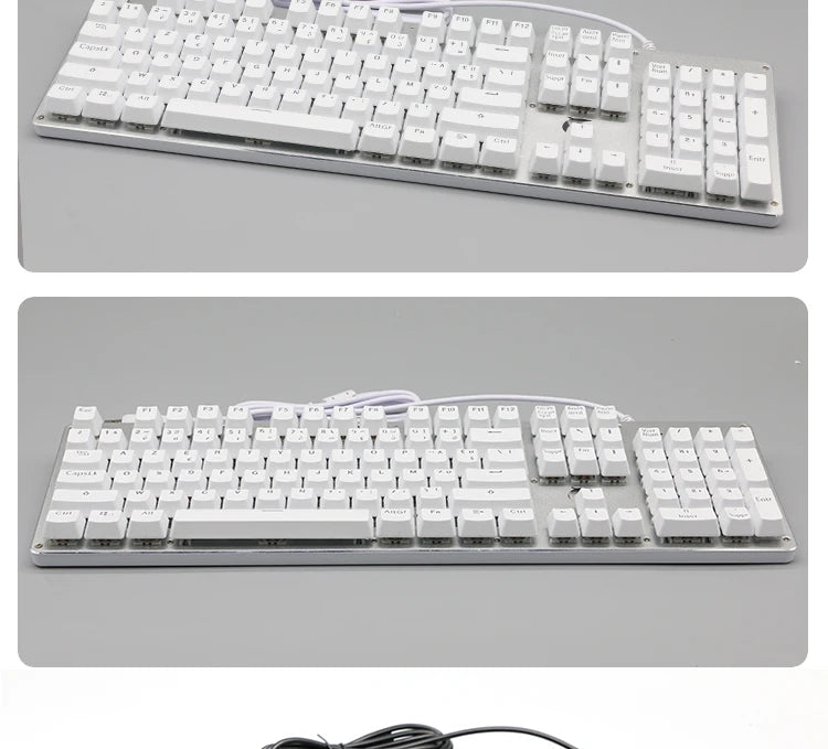 104 Keys Korean French Russian Spanish German Backlit Keycaps For Mx Switch Mechanical Keyboard OEM Profile ABS Key Caps DIY