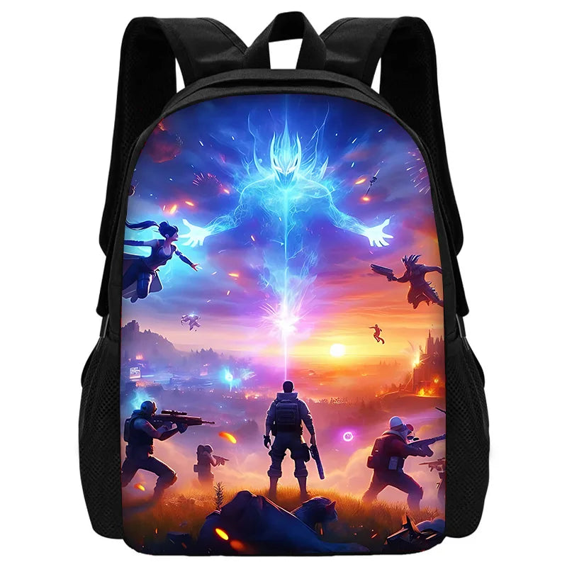 Hot Game Shooting Fortnite Kids Backpacks Boys and Girls Student Birthday Gift Child School Bag Unisex Camping Durable Rucksack