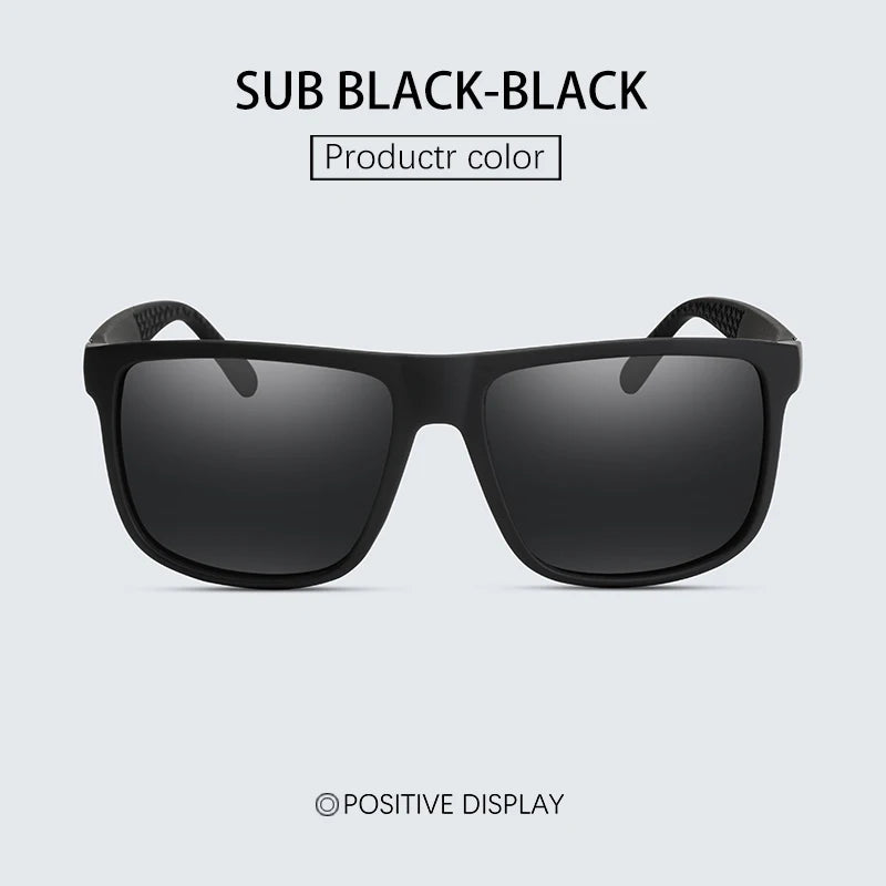 Brand Designer Men's Sun Glasses Vintage Square Sunglasses Men Women Luxury  Driving Fishing UV400 Eyewear Men