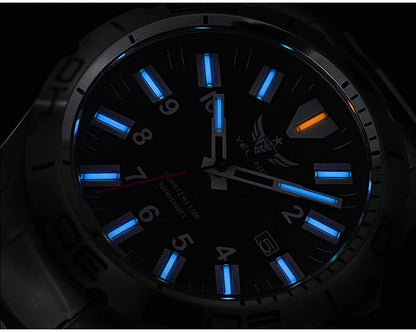 YELANG V1036 42mm Men Quartz Watch Luminous 10 Years Lithium Movement Rotated Dial 30ATM 300m Waterproof Military Style Watches