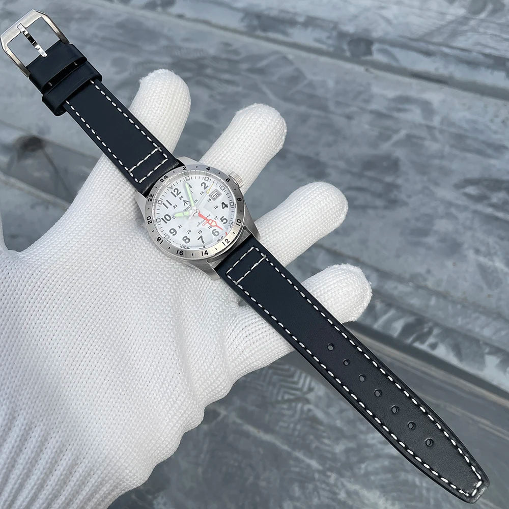 STEELFLIER Official SF792 GMT Mechanical Wristwatch, NH34 Movement, Super BGW9 C3 Luminous, 200M Waterproof Luxury Dive Watch