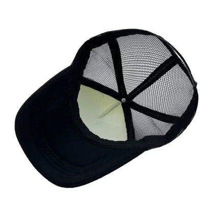 Fashion Cute SpongeBobs Print Baseball Cap Cartoon Men Women Summer Sun Mesh Hat Anime Adjustbale Sunshade Golf Cap Trucker Hat