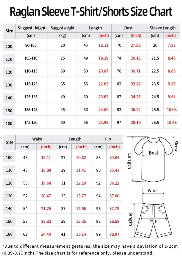 2026 Dragon Ball T-shirt Children's Top T-shirt Shorts Two Piece Set Summer Boys T-shirt+Shorts Set