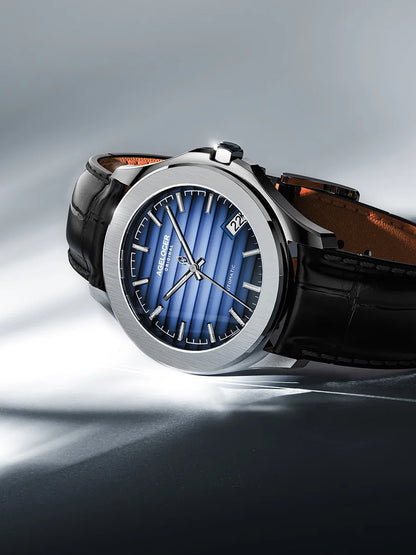 AGELOCER Original Baikal Watch Men's Big Calendar Business Formal Automatic Mechanical Watch Birthday Gift for Men