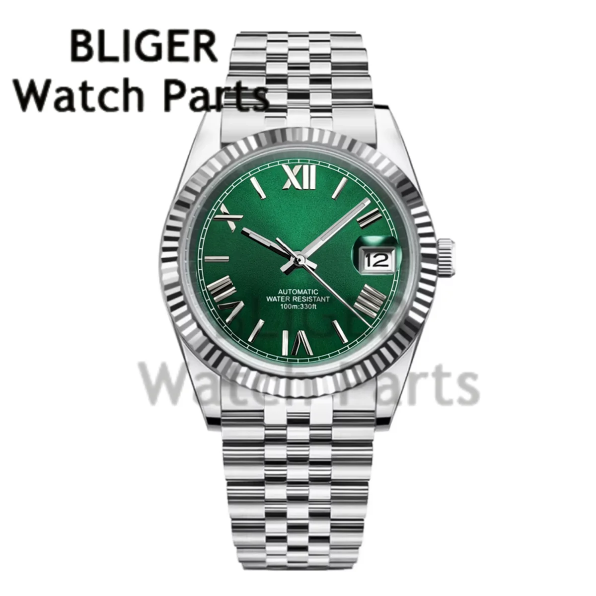 BLIGER 36MM 39MM Luxury Gold NH35 Automatic Mechanical Wristwatch Roman Number Men Watches Sapphire Crystal 10Bar Reloj Hombre