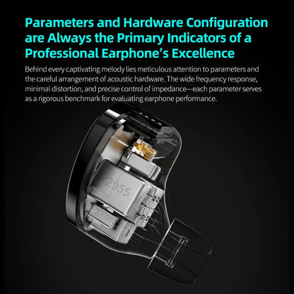 KZ Sonata 28BA Units Upgraded HIFI Headphones On-ear tunable balanced armour unit Wired gaming headphones