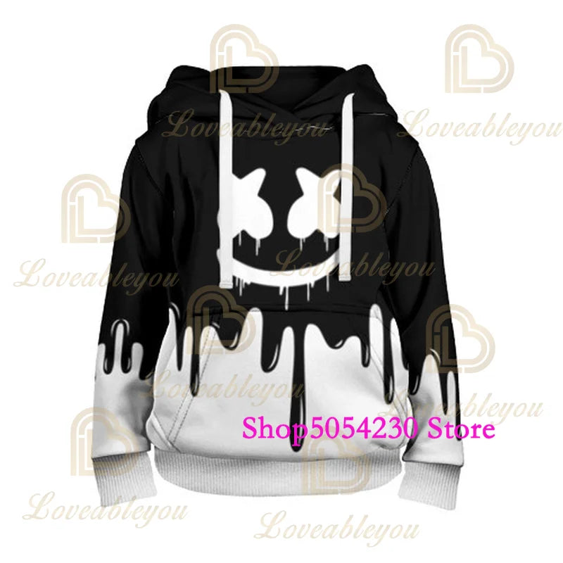 3D Printed Llama Fortnite Hoodie Battle Royale Cartoon Sweatshirts for Men And Women Game Hero Hooded Shirt for Teens
