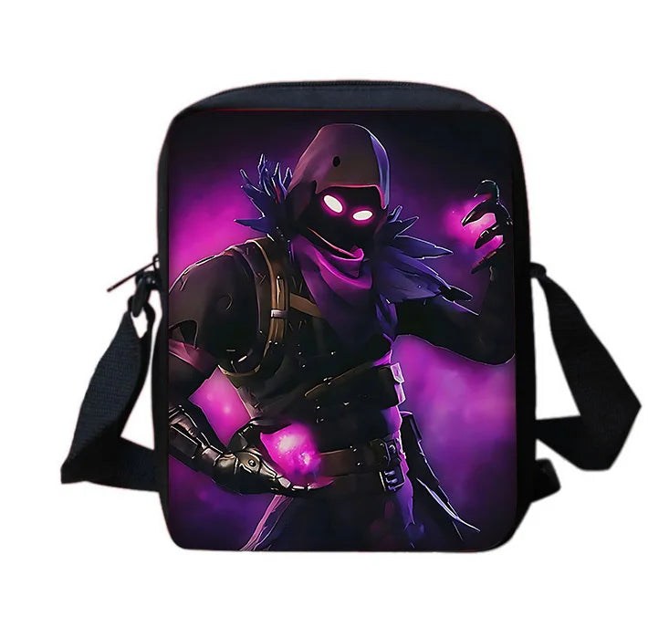 Hot Game Design Child Backpacks Shoulder Bag Pencil Case Fortnite Pupil Large Capacity School Bags for Boys Girls Best Gift