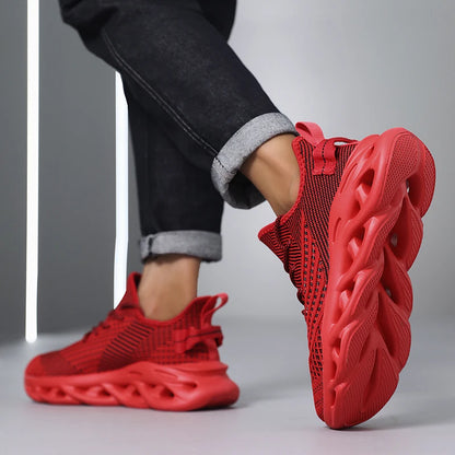Men Sneakers Comfortable Breathable Mesh Tennis Outdoor Sports Running Gym Jogging Shoes Flat Lightweight Walking Shoes for Men