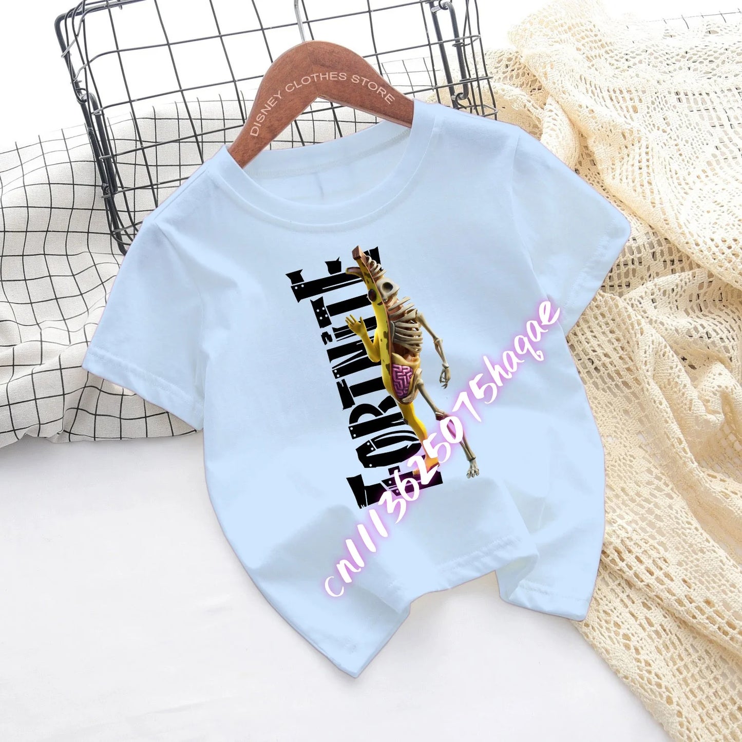 Fortnite Children’s T-shirts Game Cartoon Printed Characters Fortress Night Tees Game Short Sleeve Tops Summer Boys and Girls Clothes