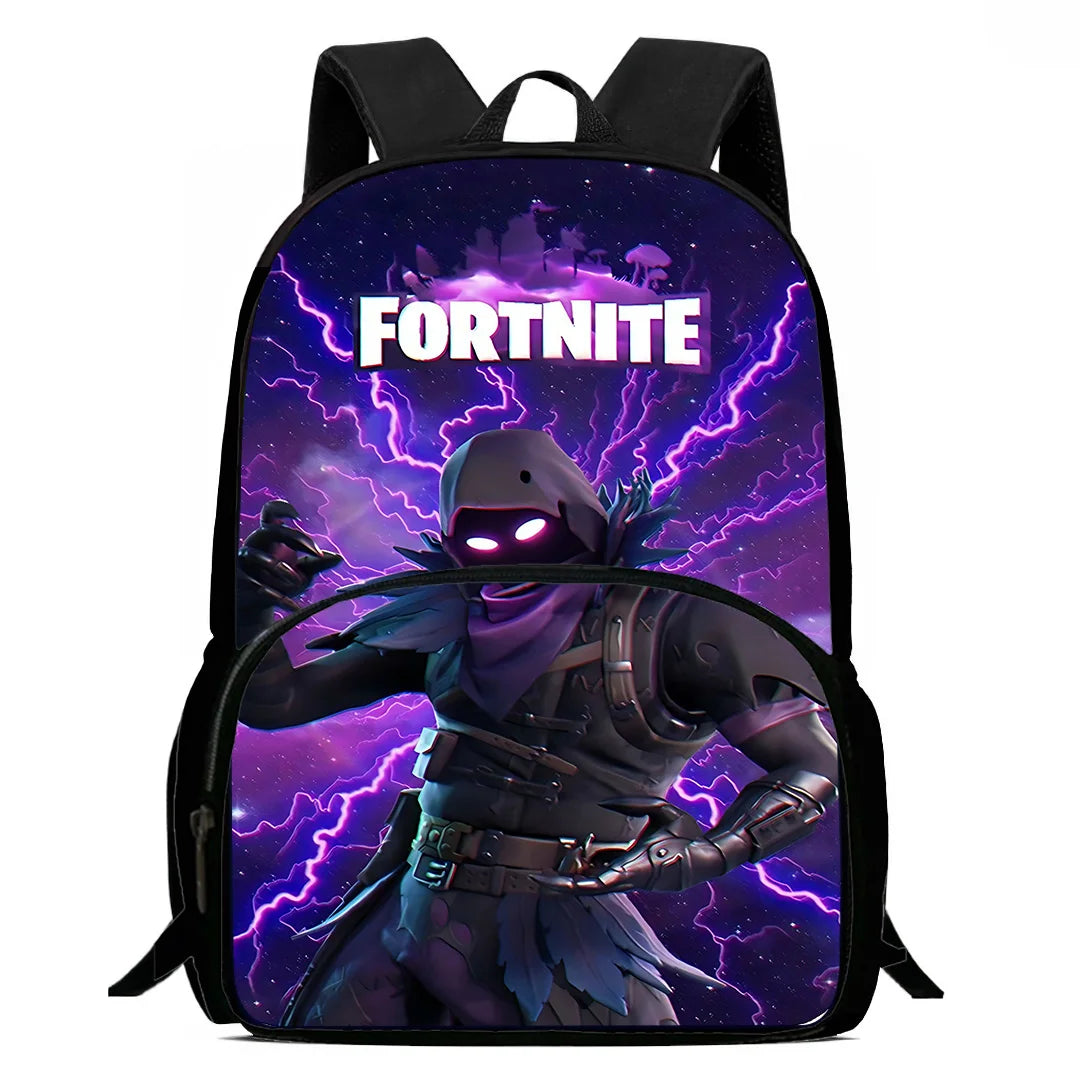 Hot Game Design Child Backpacks Shoulder Bag Pencil Case Fortnite Pupil Large Capacity School Bags for Boys Girls Best Gift