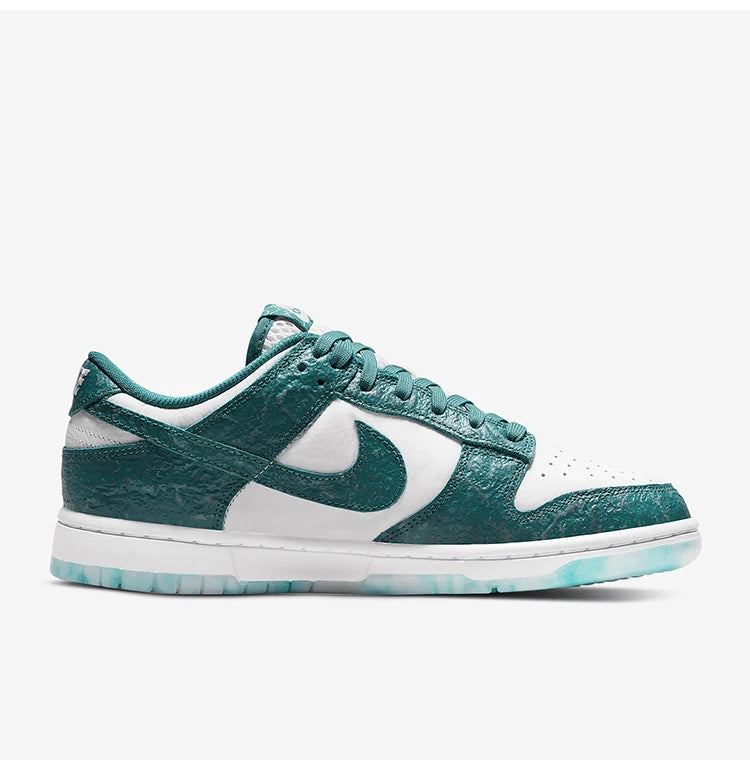 Nike Official Authentic Dunk Low Women's Lightweight Cushion Retro Sport Sneakers DV3029-100