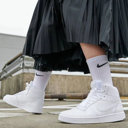 Nike Official Authentic Ebernon Mid Mid-Top Simple Classic skatesko til kvinder AQ1778-100
