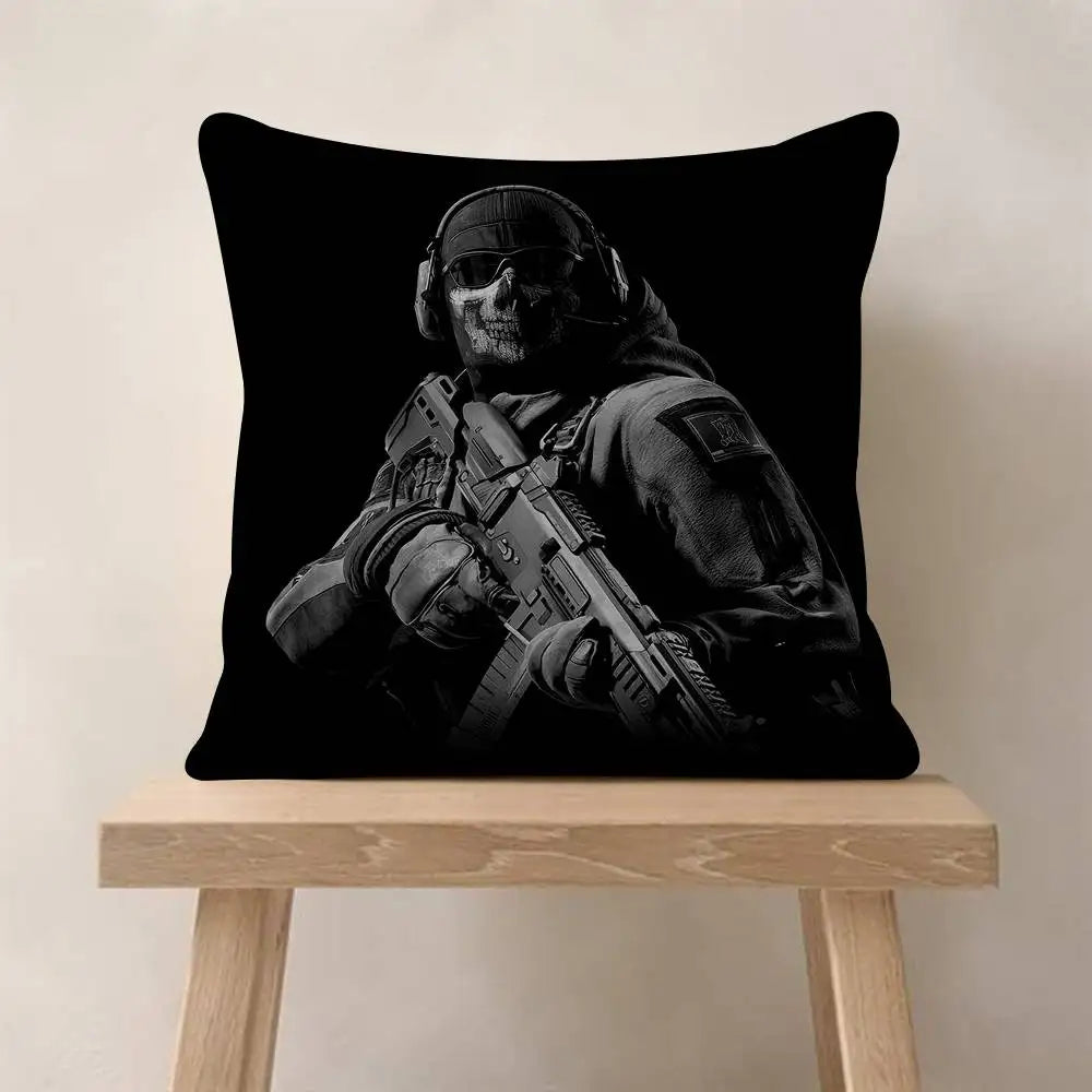 Classic Game C-Call Of D-Duty Personalized Picture Text Home Decorative Pillows Household Gifts 45x45cm