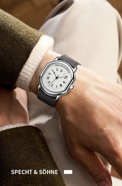 Specht & Söhne 2025 New 35MM Men's Watches Top Brand Luxury Vintage Watch For Men Japan VH31 Movt Sapphire Crystal Waterproof