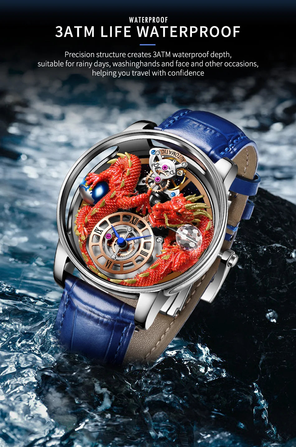 PINDU Design 2025 NEW Men's Watch Diamond Tourbillion Top Brand Luxury Astronomia Quartz Watch Men's Sapphire Glass Waterproof Watch