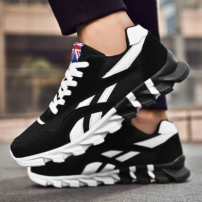 Men's Marathon Running Sports Shoes Casual Sneakers Soft Comfortable Training Shoes Wear-Resistant Sneakers for Men