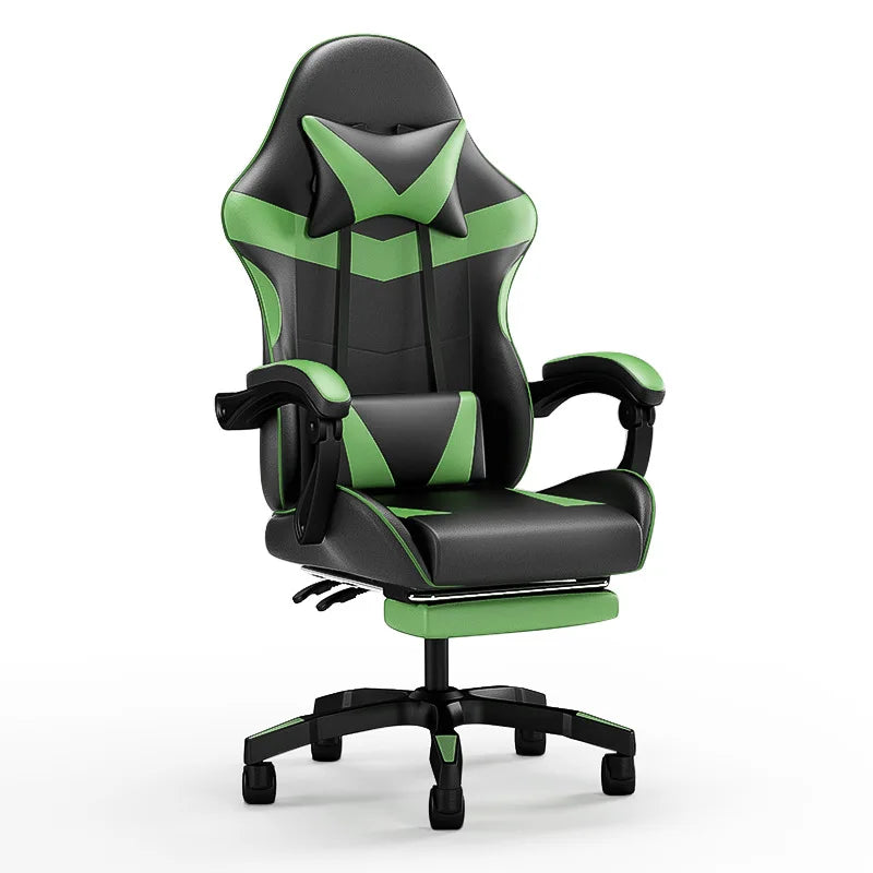 Sedia da gaming ergonomica per computer e scrivania, poltrona reclinabile per home office con supporto lombare per sessioni prolungate, sedia da gioco