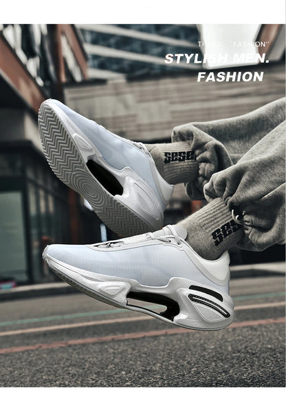 2026 New Men Sports Breathable Lightweight Comfortable Athletic Non-Skid Sneakers Daily Leisure Shopping Walking Marathon Shoes