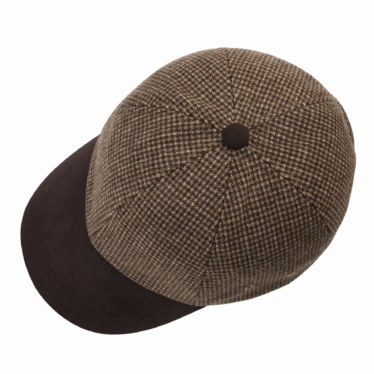 BOTVELA Șapcă de baseball din lână tweed pentru bărbați, stil casual, moale, ajustabilă, fără structură