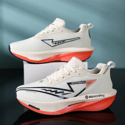 Running Shoes Specialty Men Marathon Sports Carbon Plate Breathable Ultralight Women Comfortable Athletic Cushion Stability Sneakers