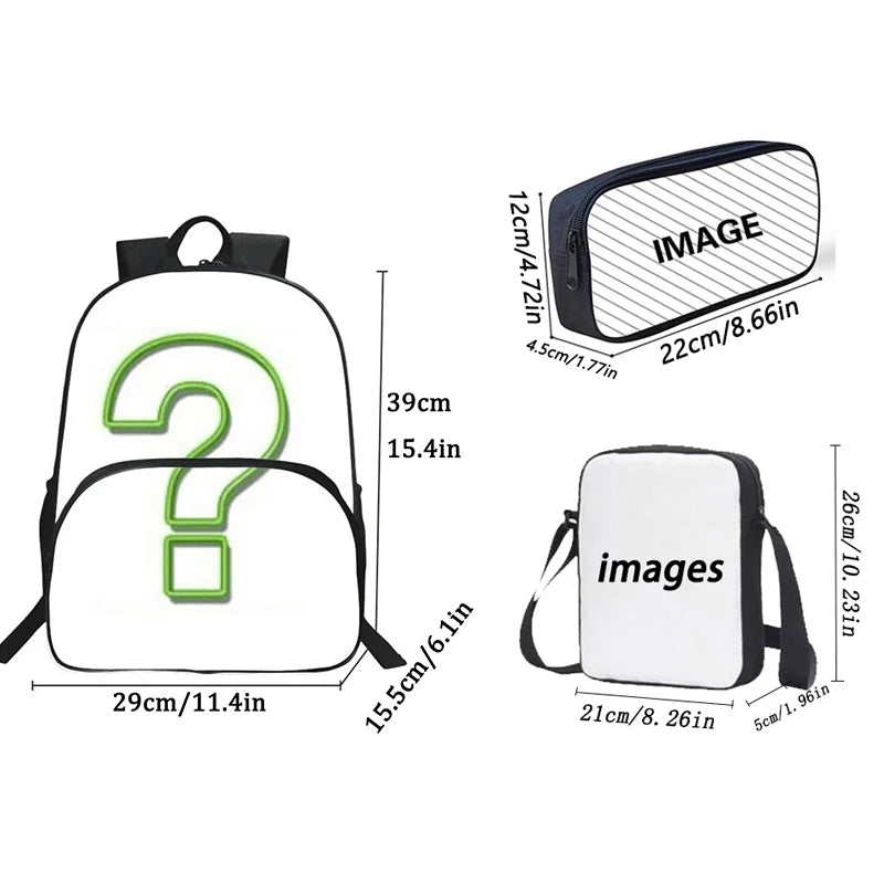 Hot Game Design Child Backpacks Shoulder Bag Pencil Case Fortnite Pupil Large Capacity School Bags for Boys Girls Best Gift