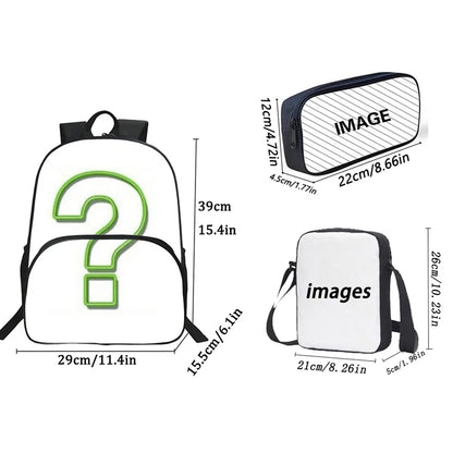 Hot Game Design Child Backpacks Shoulder Bag Pencil Case Fortnite Pupil Large Capacity School Bags for Boys Girls Best Gift