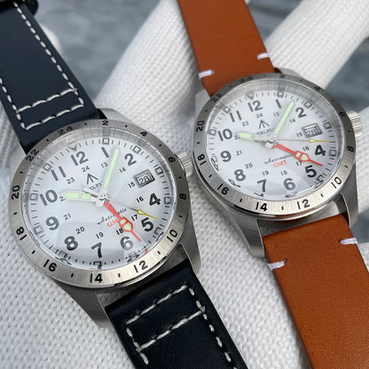 STEELFLIER Official SF792 GMT Mechanical Wristwatch, NH34 Movement, Super BGW9 C3 Luminous, 200M Waterproof Luxury Dive Watch