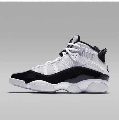 „Nike“ oficialūs, autentiški „JORDAN 6 RINGS“ vyriški sportiniai krepšinio bateliai su amortizacija 322992-104