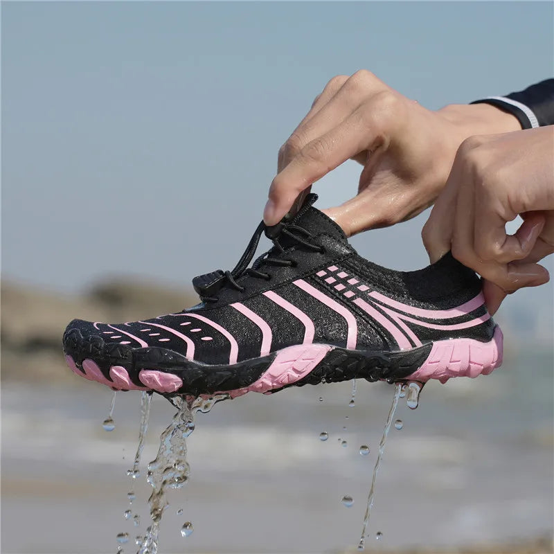 Pantofi de plajă „Barefoot Beach” pentru bărbați și femei, pantofi de apă de vară cu uscare rapidă, adidași pentru mers în apă în aer liber, pantofi ușori pentru sporturi acvatice